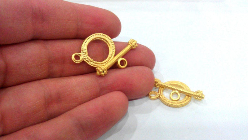 2 sets Gold Plated  Toggle Clasp,Findings    G11587
