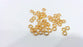50 Gold Plated Brass strong jump ring , Findings 50 Pcs (6 mm)  G13767