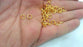 20 Pcs (6 mm) Gold Plated Brass strong jumpring ,Findings G13767