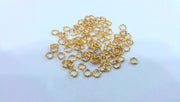 50 Gold Jumpring (5 mm) Gold Plated Brass jumpring ,Findings G147