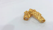 2 Gold Plated Brass Connector Bail  G13678