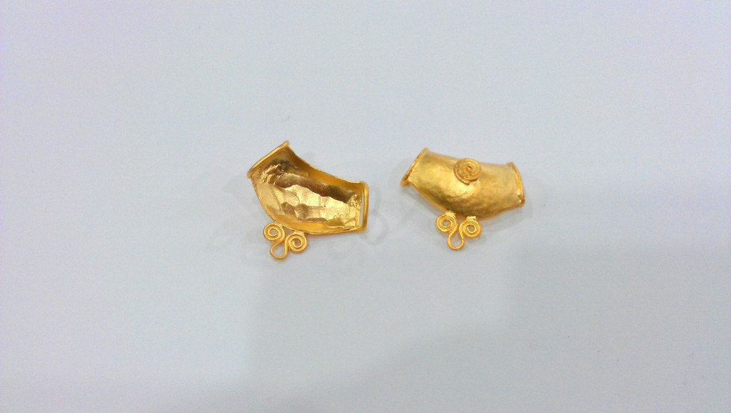 Gold Plated Brass Connector Bail  G10455