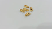 5 Pcs.(13 x 5 mm)  Metal Lobster Clasps , Gold Plated Metal  G171
