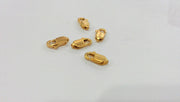 5 Pcs.(13 x 5 mm)  Metal Lobster Clasps , Gold Plated Metal  G171