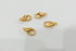 2 Gold Clasp Findings Gold Plated Lobster Clasps 2 Pcs. (20x16 mm) G172