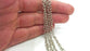 Antique Silver Plated Chain 1 Meter - 3.3 Feet  (3x5 mm)  G16453