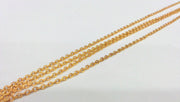 5mt Gold Chain Cable Chain Gold Plated Chain  5 Meters - 16.5 Feet  (2x3 mm)  G16857