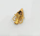 Gold Pendant Amphora Pendant , Gold Plated Brass G9861