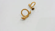 Adjustable Ring Blank (6mm Drop Blank) , Gold Plated  Brass  G11495