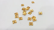 300 Gold Bead Caps Gold Plated Bead Caps  G12794