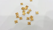 300 Gold Bead Caps Gold Plated Bead Caps  G12794