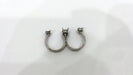 10 Ring Blank Ring setting Silver Plated Brass Ring Base Blank  (4mm and 5mm Blank)  G16287