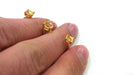Gold Plated Brass Ring Base Blank (4mm and 6mm Blank) G16431