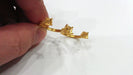 Gold Plated Brass Ring Base Blank (4mm and 6mm Blank) G16431