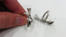 Antique Silver Plated Brass Adjustable Ring Blank  (6mm Drop Blank)  G11482