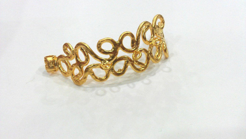 Gold Plated Brass  Connector , Findings, G218