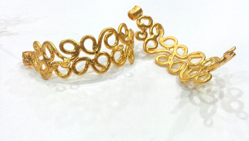 Gold Plated Brass  Connector , Findings, G218