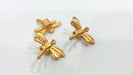 10 Pcs Dragonfly Charms, Gold Plated Brass G9455