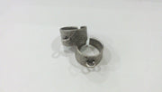Antique Silver Plated Brass Adjustable Ring Base Blank with a Loop Setting ,Findings G9189