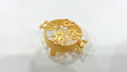 27 mm Gold Plated Brass Connector ,Findings,Pendant  G305