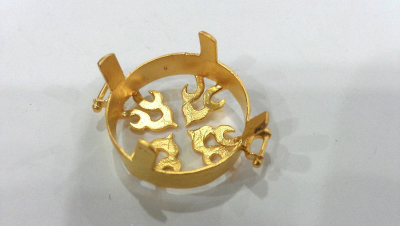27 mm Gold Plated Brass Connector ,Findings,Pendant  G305