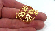 27 mm Gold Plated Brass Connector ,Findings,Pendant  G305