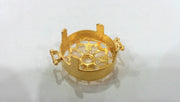 Gold Pendant Blank Cabochon Base Findings,Pendant  , Gold Plated Brass 25 mm  G306