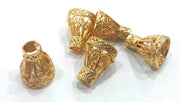 2 Gold Plated Cone Findings  G9647