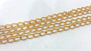 Gold Chain Gold Plated Chain 1 Meter - 3.3 Feet  (6x4 mm) G349