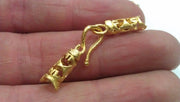 5 sets Hook Clasp Findings , Gold Plated Brass G9646