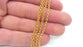 Gold Rolo Chain Gold Plated Rolo Chain 1 Meter - 3.3 Feet  (2.5 mm)   G9812
