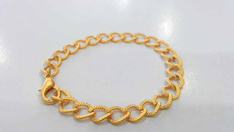 Gold Plated Bracelet Chain, Findings, G470