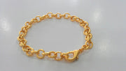 Gold Plated Bracelet Chain Findings,  G471