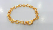 Gold Plated Bracelet Chain Findings,  G471