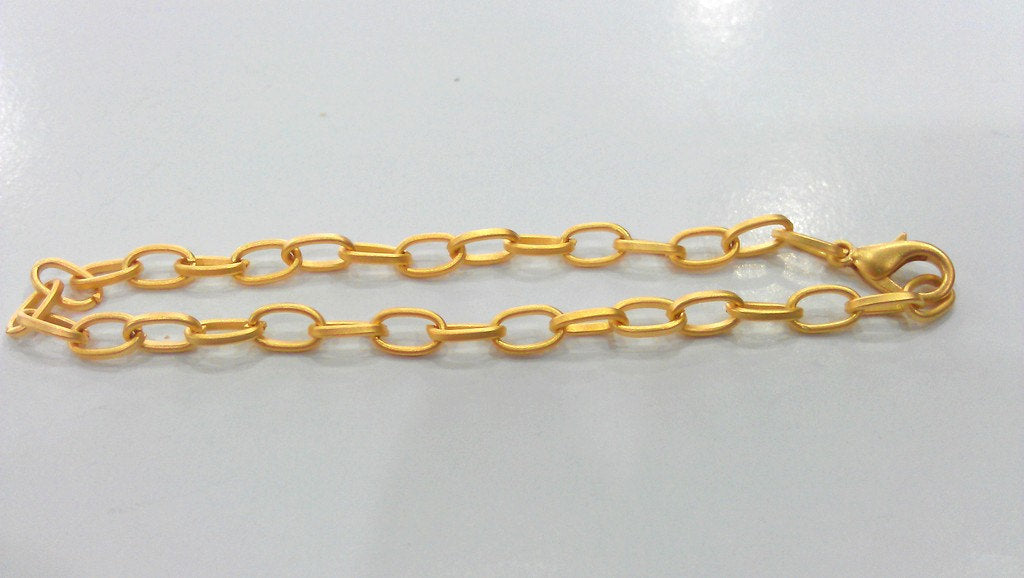 50 Gold Plated Bracelet Chain Findings G472