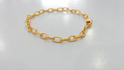 Gold Plated Bracelet Chain Findings G12042
