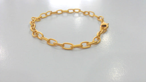 50 Gold Plated Bracelet Chain Findings G472