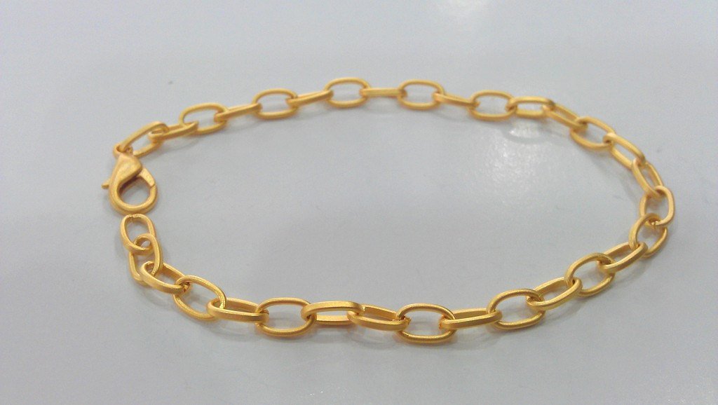 50 Gold Plated Bracelet Chain Findings G472