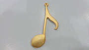2 Gold Plated  Note Pendant , G474