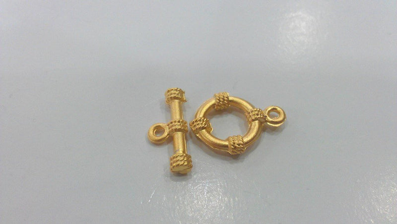 2 sets Gold Plated  Toggle Clasp  Findings   G17624