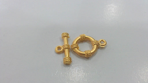 2 sets Gold Plated  Toggle Clasp  Findings   G17624