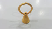 2 Gold Plated Brass Cone  Findings  G12802