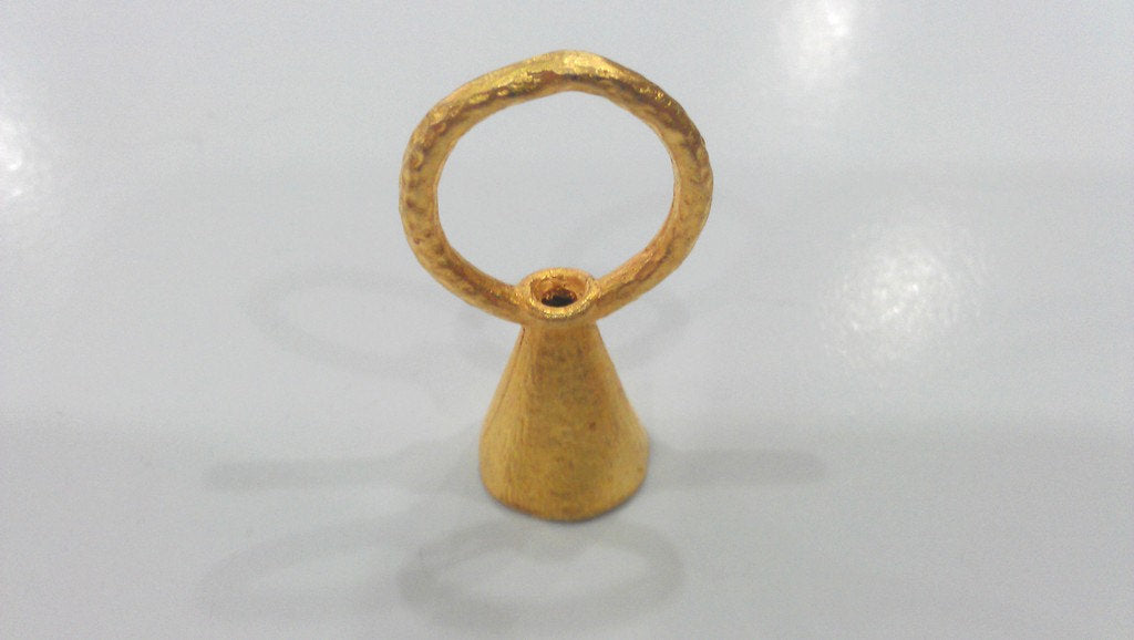 Gold Plated Brass Cone  Findings  G12802