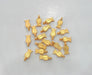 10 Tulip Charms Gold Plated Tulip Charms   G500