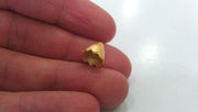 4 Pcs  Cone  Findings , Gold Plated Brass G9868