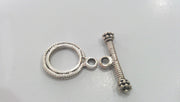 4 sets Antique Silver Plated  Toggle Clasp, Findings G12921