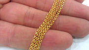 Gold Chain Gold Plated Rolo Chain 1 Meter - 3.3 Feet  (2 mm)   G14162