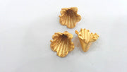 10 Pcs  Gold Plated Brass Cone, Caps Findings    G9228