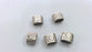 10 Antique Silver Plated Brass  Tube Beads G13673