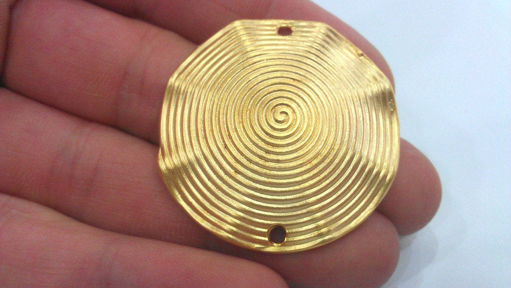 Gold Connector Gold Plated Pendant  (30 mm) G10982